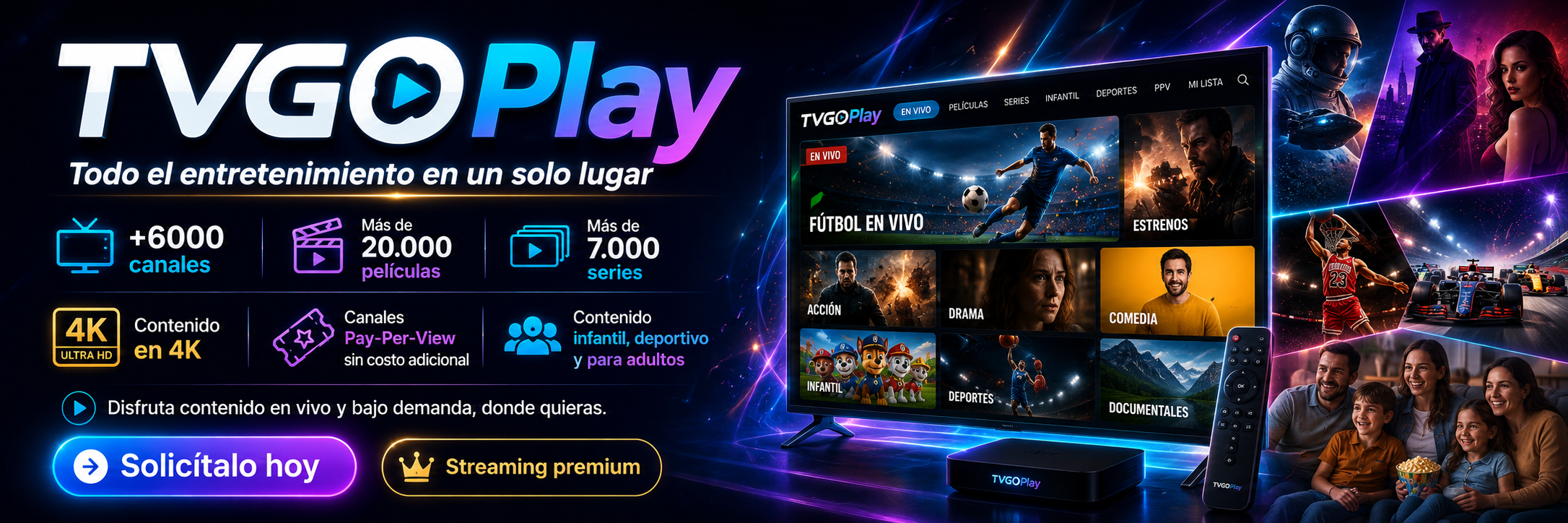 TVGOPlay: canales, películas, series, deportes y entretenimiento